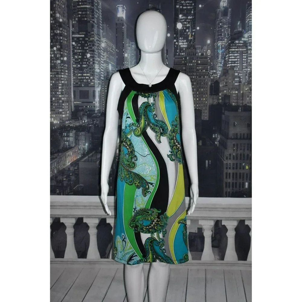 13. Uniform JPR Women's Cleo Neck Floral Sleeveless Dress Size S